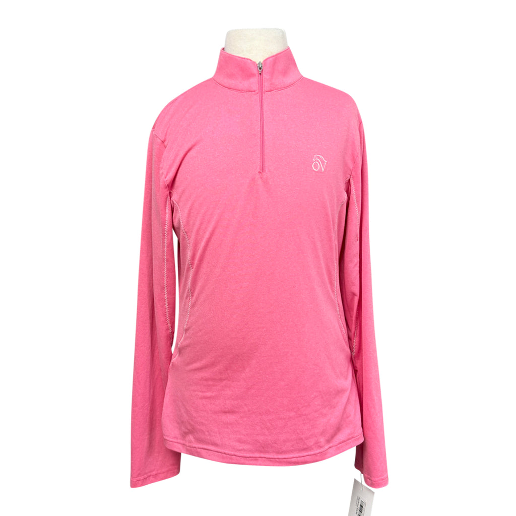 Ovation Long Sleeve 1/4 Zip Base Layer in Pink