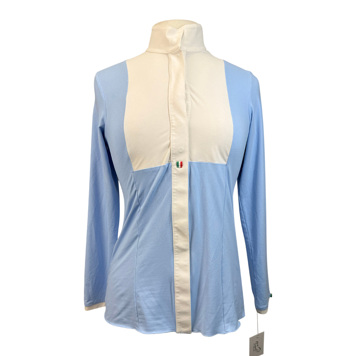 For Horses 'Alina' Technical Show Shirt in Sky Blue