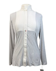 For Horses 'Alina' Technical Show Shirt in Light Grey
