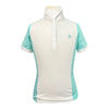 Romfh Chill Factor Short Sleeve Show Shirt in White/Mint 