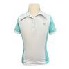 Romfh Chill Factor Short Sleeve Show Shirt in White/Mint 