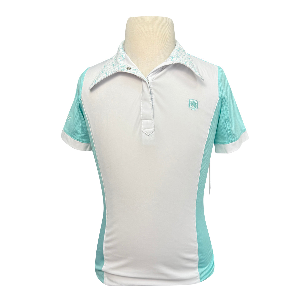 Romfh Chill Factor Short Sleeve Show Shirt in White/Mint 