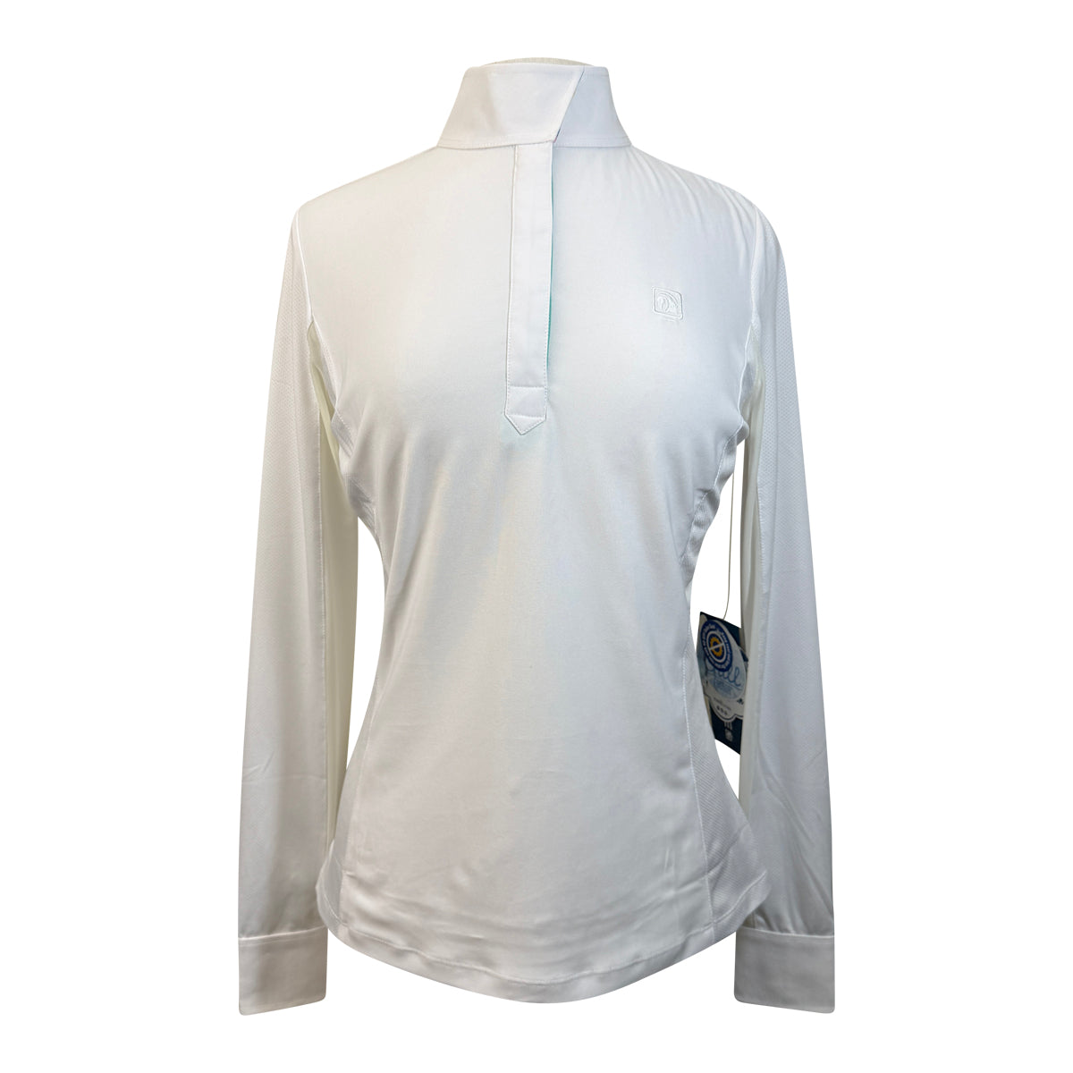 Romfh 'Lindsay' Chill Factor Show Shirt in White/Assorted Stripes