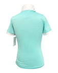 Romfh Chill Factor Short Sleeve Show Shirt in White/Mint 