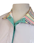 Romfh 'Lindsay' Chill Factor Show Shirt in White/Assorted Stripes