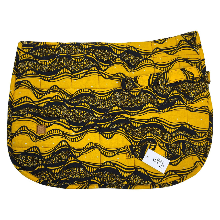 Quilted Saddle Pad in African Yellow