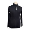 The Tack Hack Long Sleeve Schooling Shirt in Black
