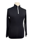 The Tack Hack Long Sleeve Schooling Shirt in Black