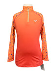 Aubrion Kids 'Hyde Park' Cross Country Shirt in Orange Ombre 