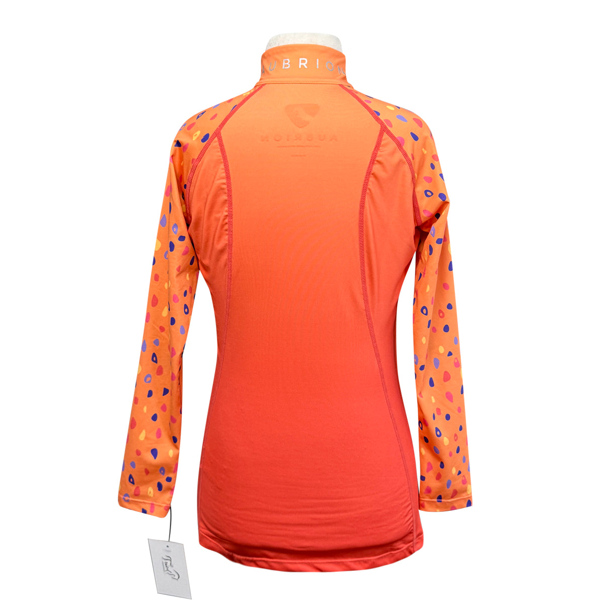 Aubrion Kids 'Hyde Park' Cross Country Shirt in Orange Ombre 