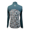 Novella Equestrian 'The Diva' Long Sleeve Shirt in Green Tadpole