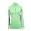 EIS 1/4 Zip Base Layer in Lime Green