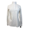 RJ Classics 'Carly' Long Sleeve Show Shirt in White 