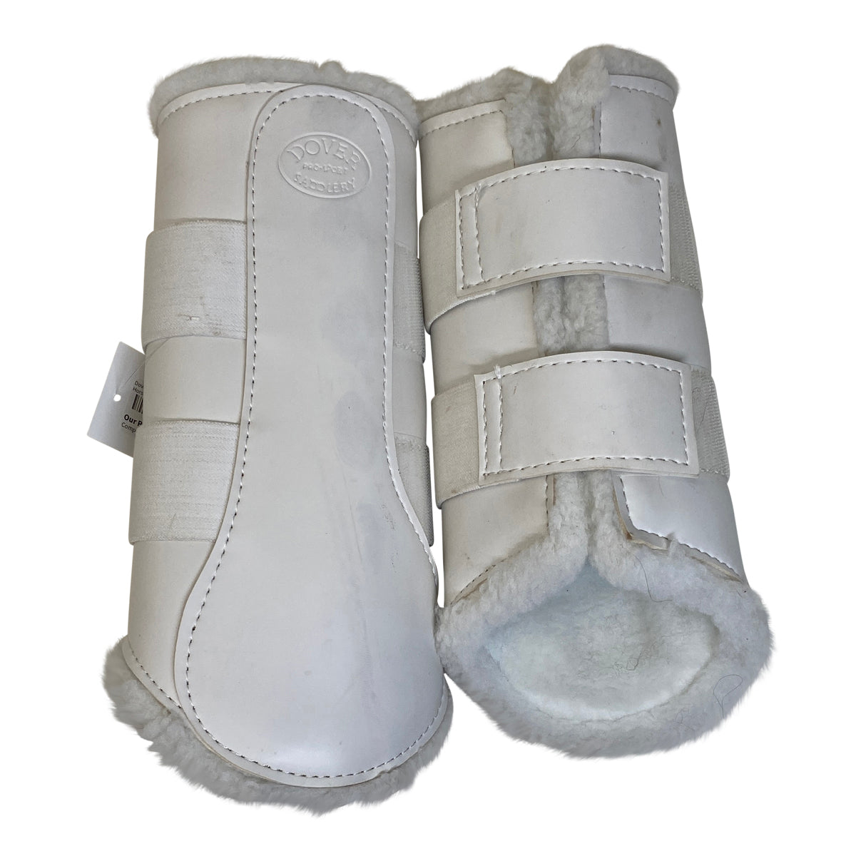 Dover Fleece Sport Boots in White - X-Large