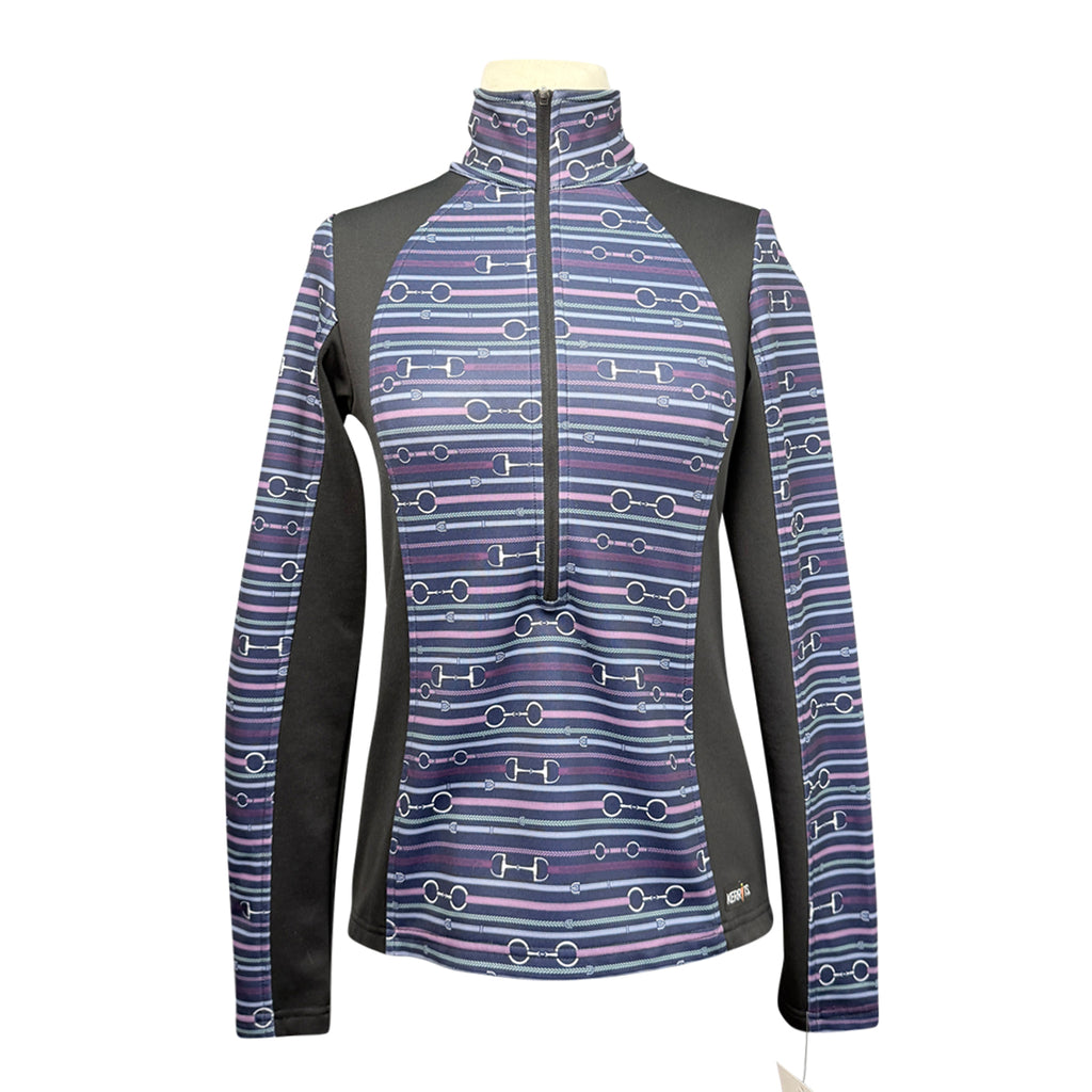 Kerrits Softshell Half Zip Pullover in Purple Bits