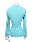 Kathryn Lily Competition Shirt in Turquoise