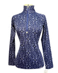 Patagonia Capilene Midweight Zip-Neck in Navy Geo