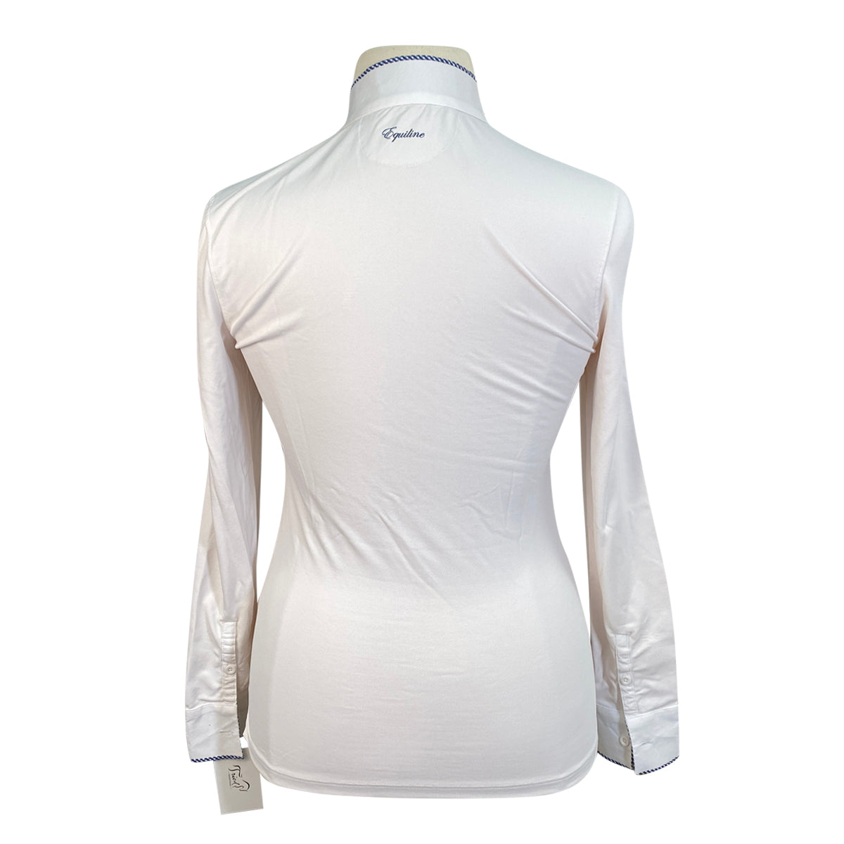 Equiline Competition Polo Shirt in White
