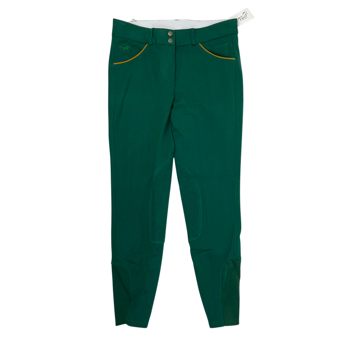 SmartPak Piper 'Knit' Mid Rise 2.0 Breeches in Emerald