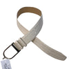 G. Duftler Designs Spur Belt in Cream Croc