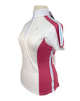 Ariat 'Aptos Block' Shirt in White/Raspberry 