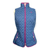 Ariat 'Ashley' Vest in Navy/Plum