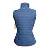 Ariat 'Ashley' Vest in Navy/Plum