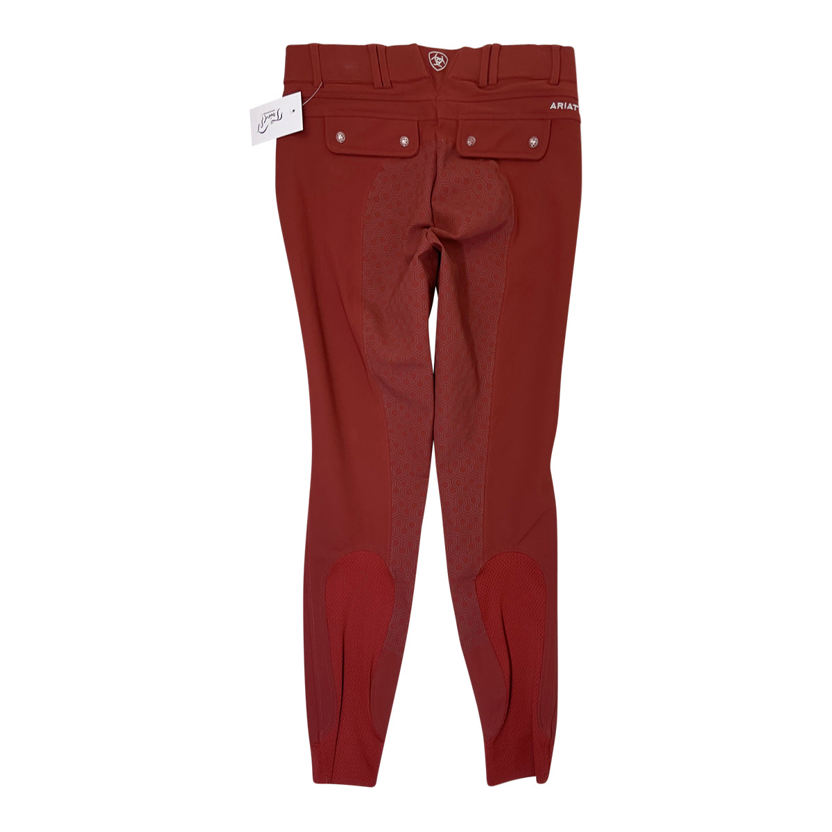 Ariat 'Tri Factor Grip' Full Seat Breeches in Rust