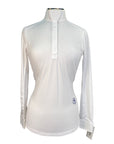 Essex Classics L/S Talent Yarn Show Shirt in White/Camo