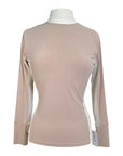 Botori 'Riley' Technical Top in Taupe/Ivory