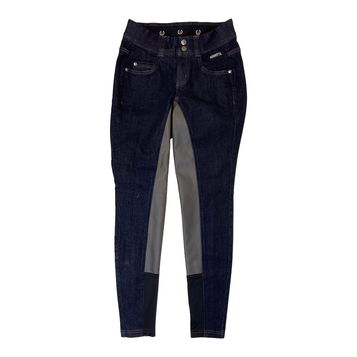 Kerrits Stretch Denim Full Seat Breech in Dark Denim