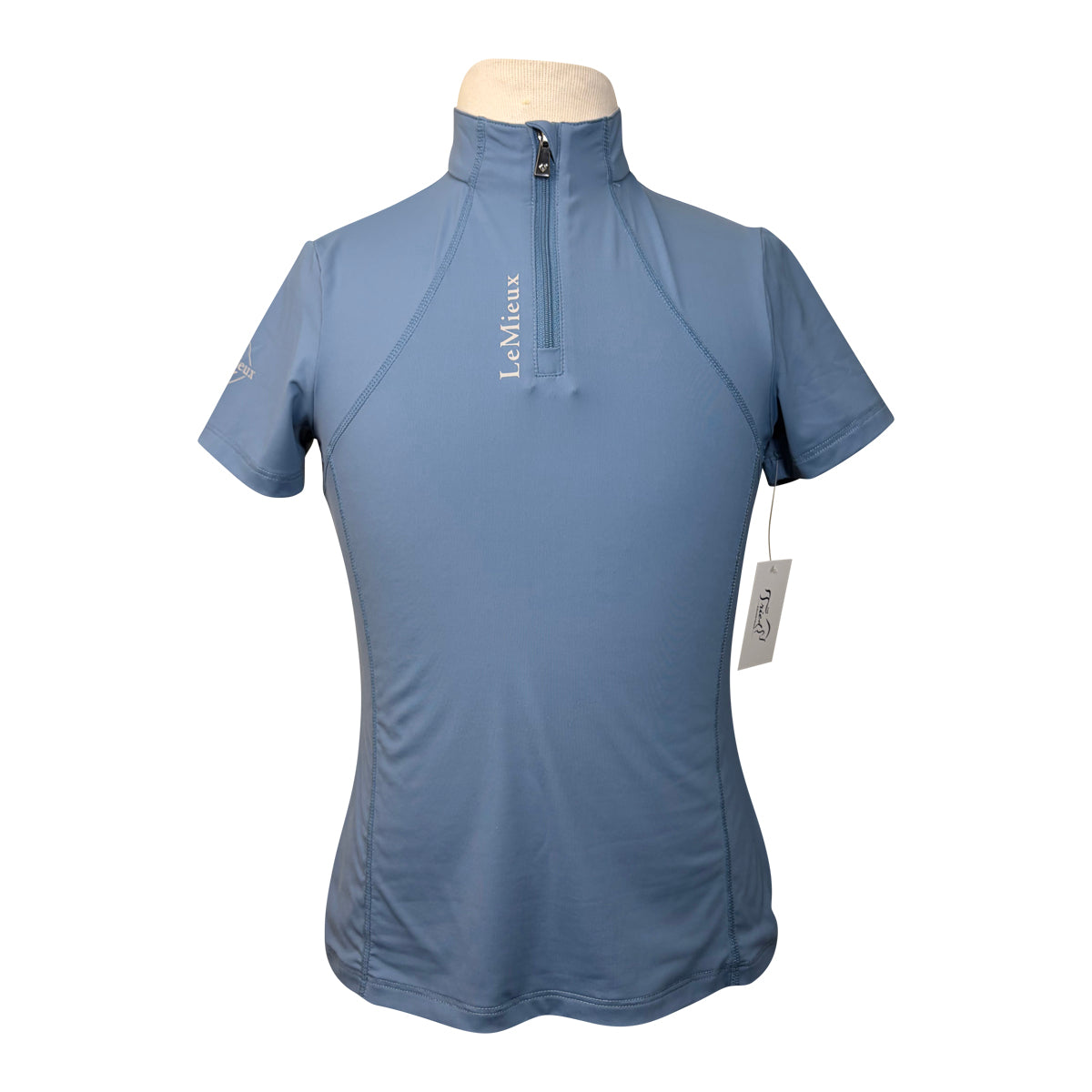 LeMieux Young Rider Short Sleeve Base Layer in Ice Blue