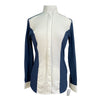 RJ Classics Prestige 'Linden' Show Shirt in White/Navy 