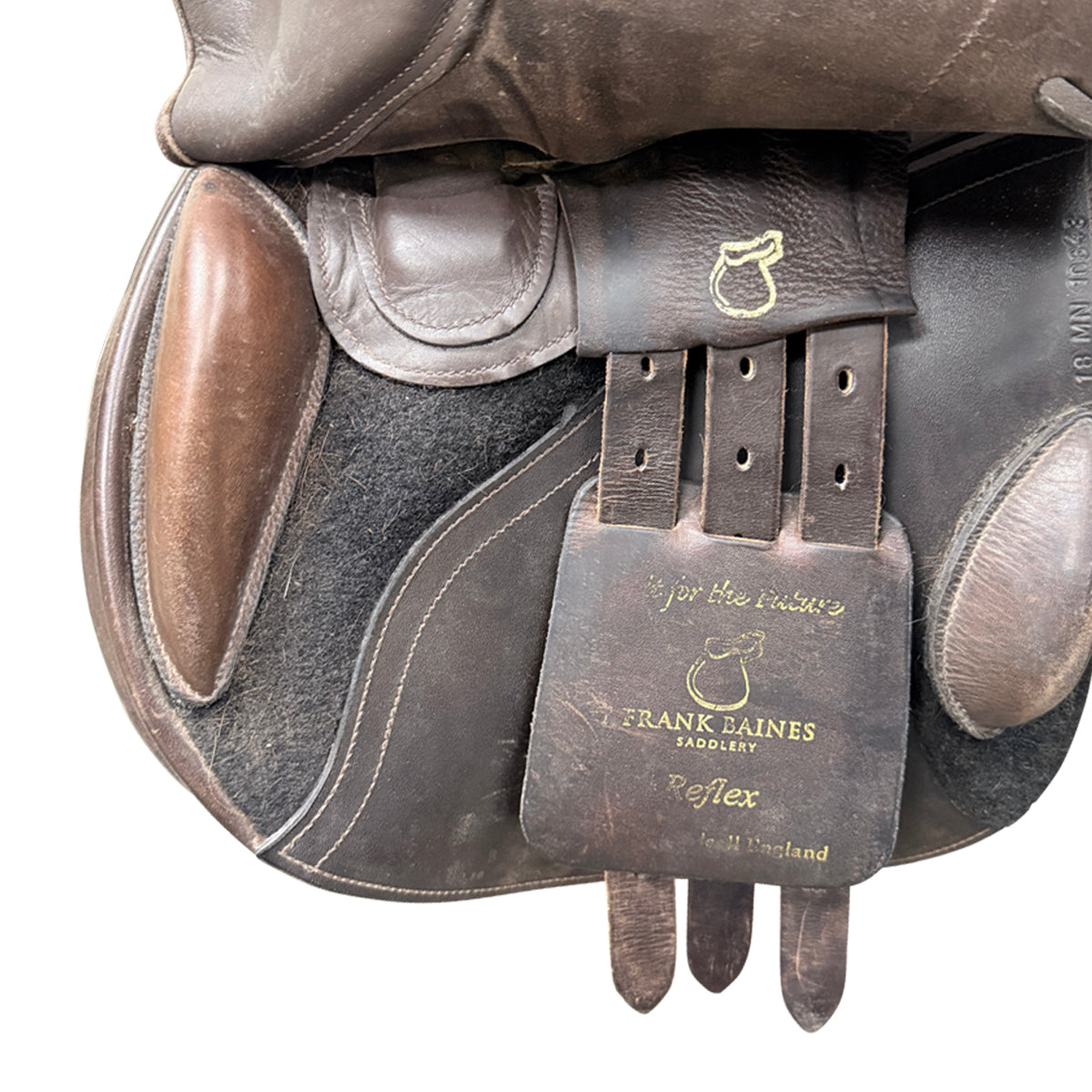 Frank Baines 'Reflex' Jump Saddle in Brown