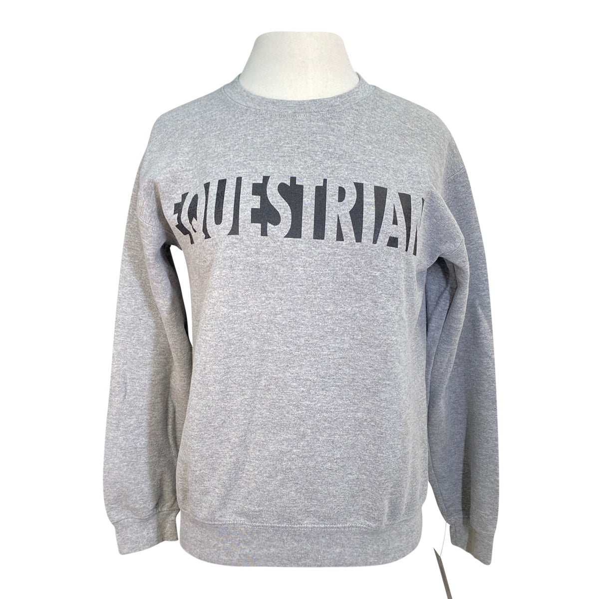 Gray & Bay Horse Co. Equestrian Crew in Grey