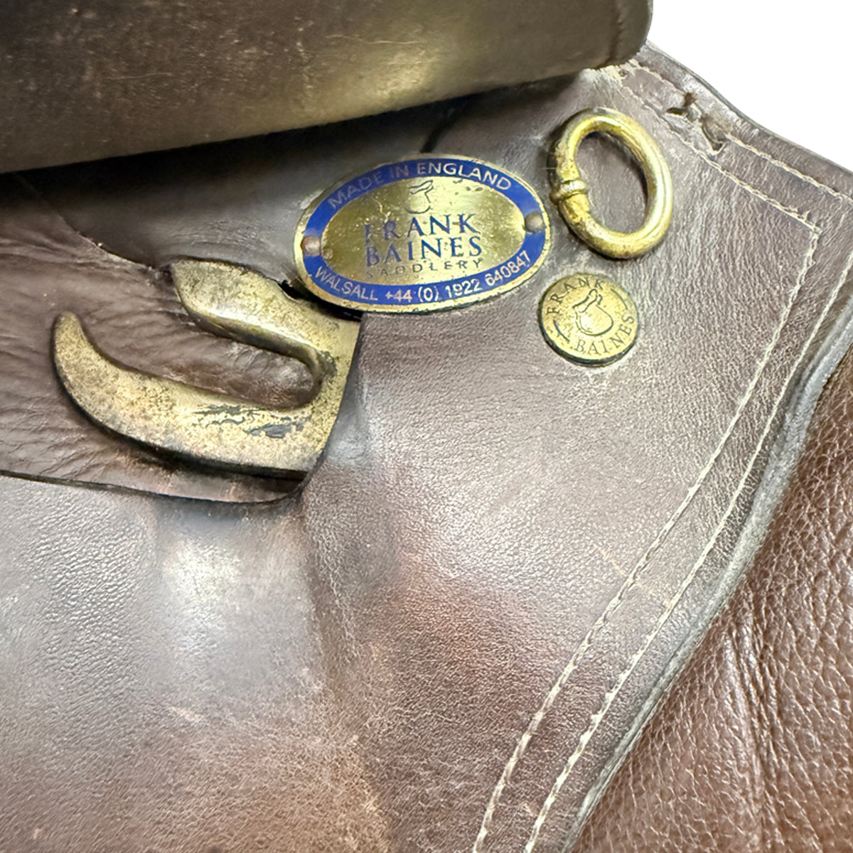 Frank Baines 'Reflex' Jump Saddle in Brown