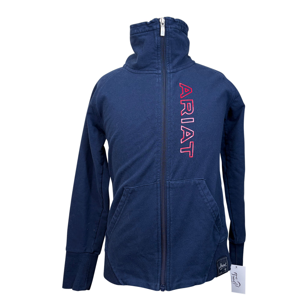 Ariat Logo Full Zip Jacket in Navy