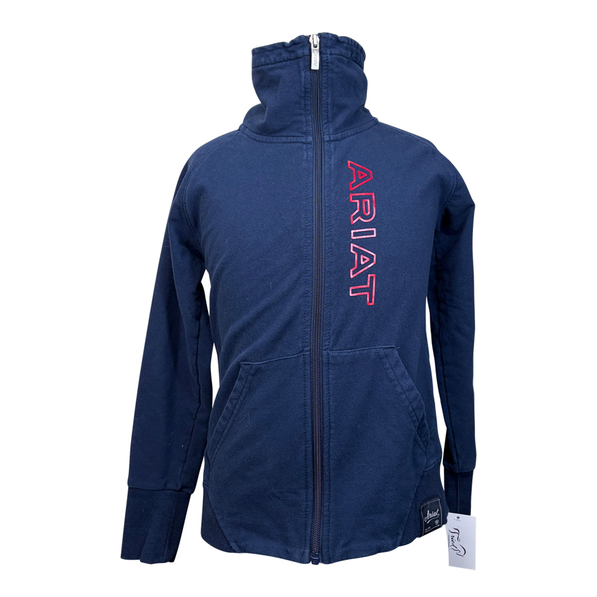 Ariat Logo Full Zip Jacket in Navy