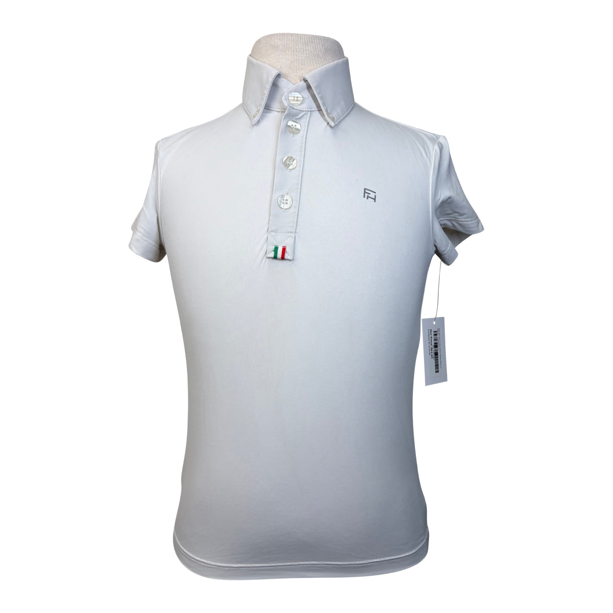 For Horses 'Toby' Polo Show Shirt in White