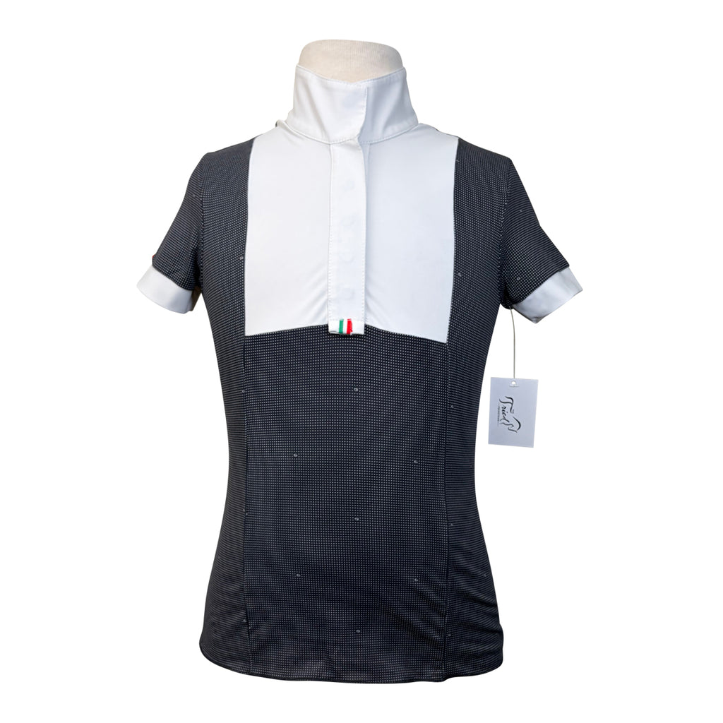For Horses 'Ariel' Technical Show Shirt in Black Dots