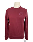 Cavalleria Toscana Crew Neck Sweater in Maroon