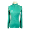 Espoir Lumiere Eternal Collection Quarter Zip Sun Shirt in Sea Blue