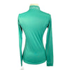Espoir Lumiere Eternal Collection Quarter Zip Sun Shirt in Sea Blue