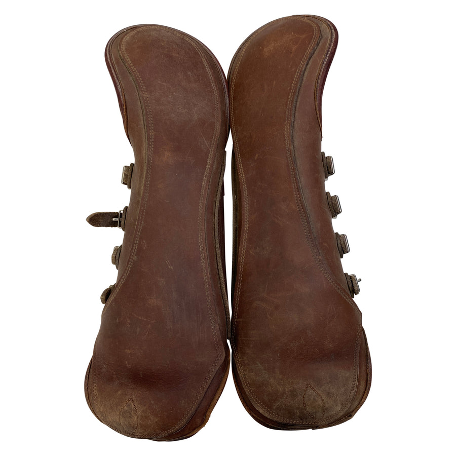 Inside fo CWD Hind Cross Country Boots in Brown