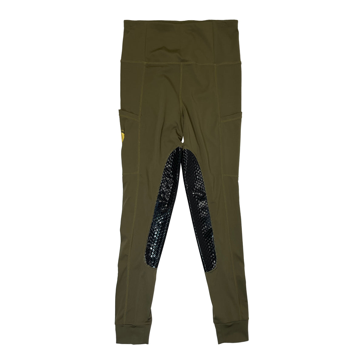 Sync Equestrian 'Olivia' Tights in Olive