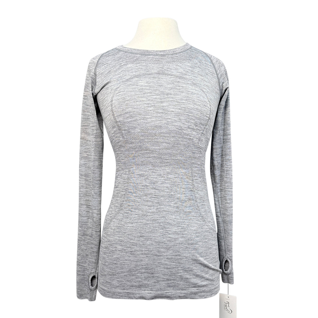 Lululemon 'Swiftly' Tech Short Sleeve 2.0 in Grey Heather