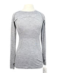 Lululemon 'Swiftly' Tech Short Sleeve 2.0 in Grey Heather