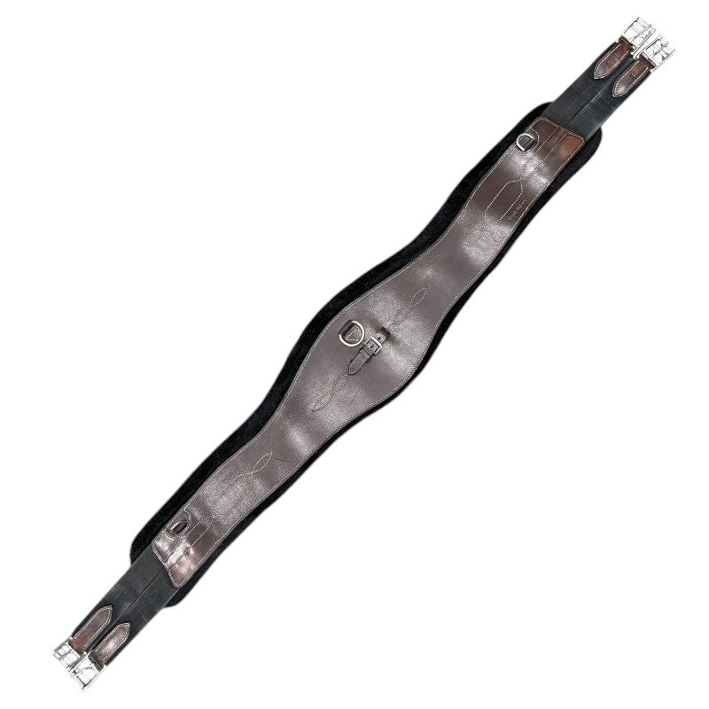 Equifit Anatomical Jumper Girth in Brown/Fleece