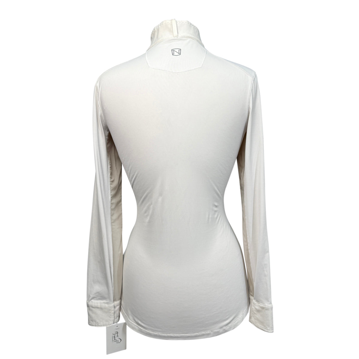 Noble Outfitters 'Allison' Show Shirt in White/Horseshoes