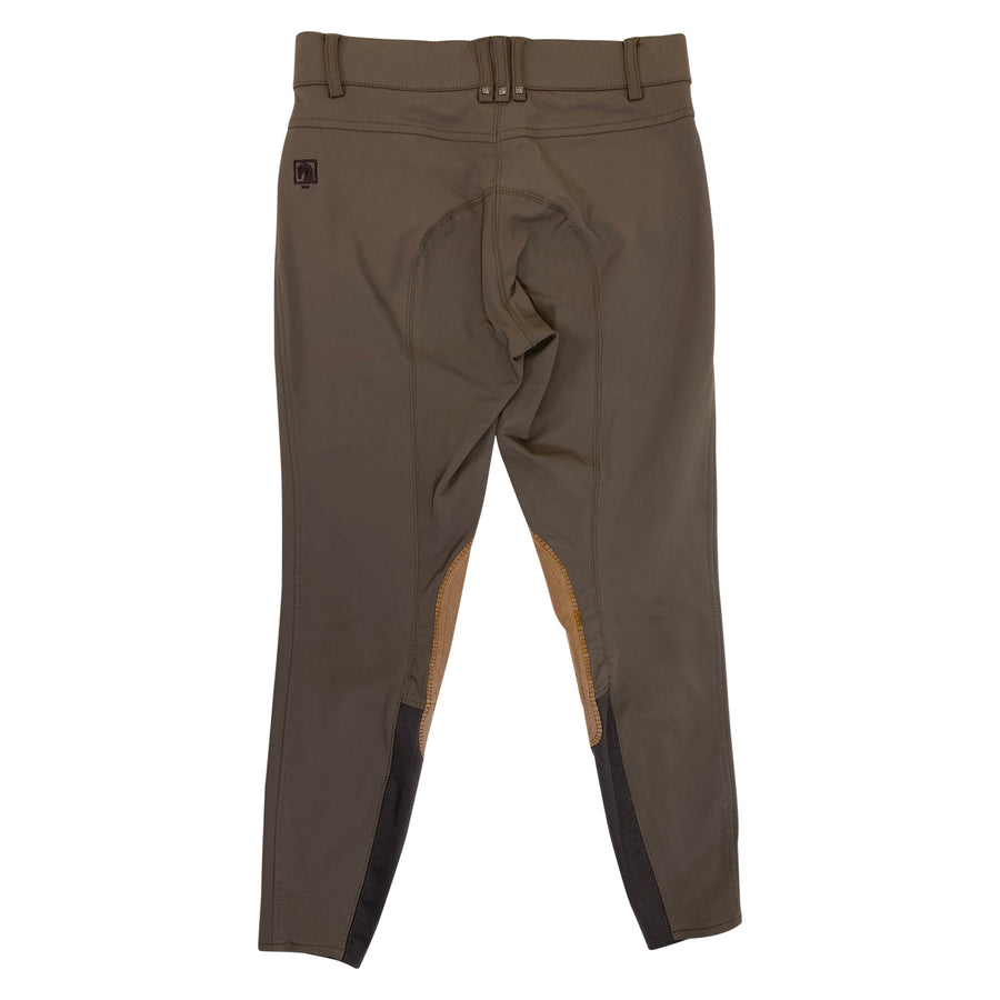 Romfh 'Sarafina' Knee Grip Breeches in Brown/Tan - Women's 26R